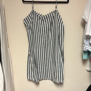 Linen knee length dress